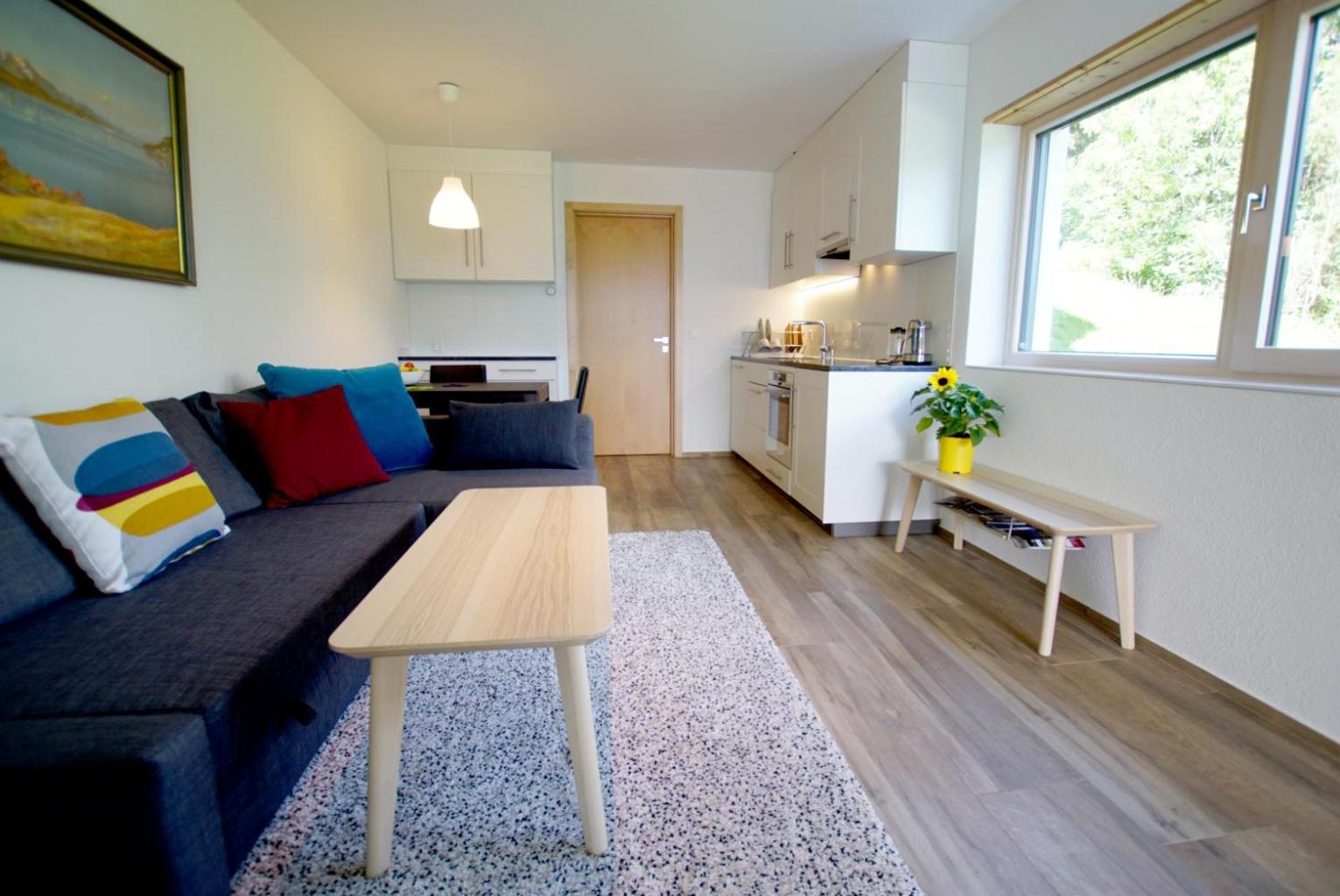 Ferienwohnung Bijou am Bach Amden Exterior foto