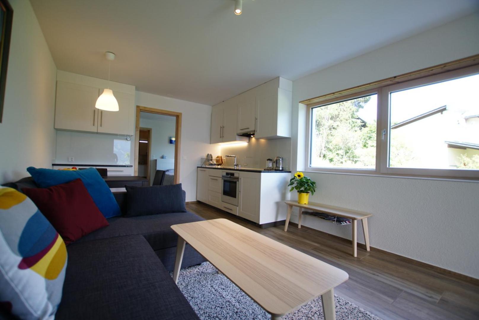 Ferienwohnung Bijou am Bach Amden Exterior foto
