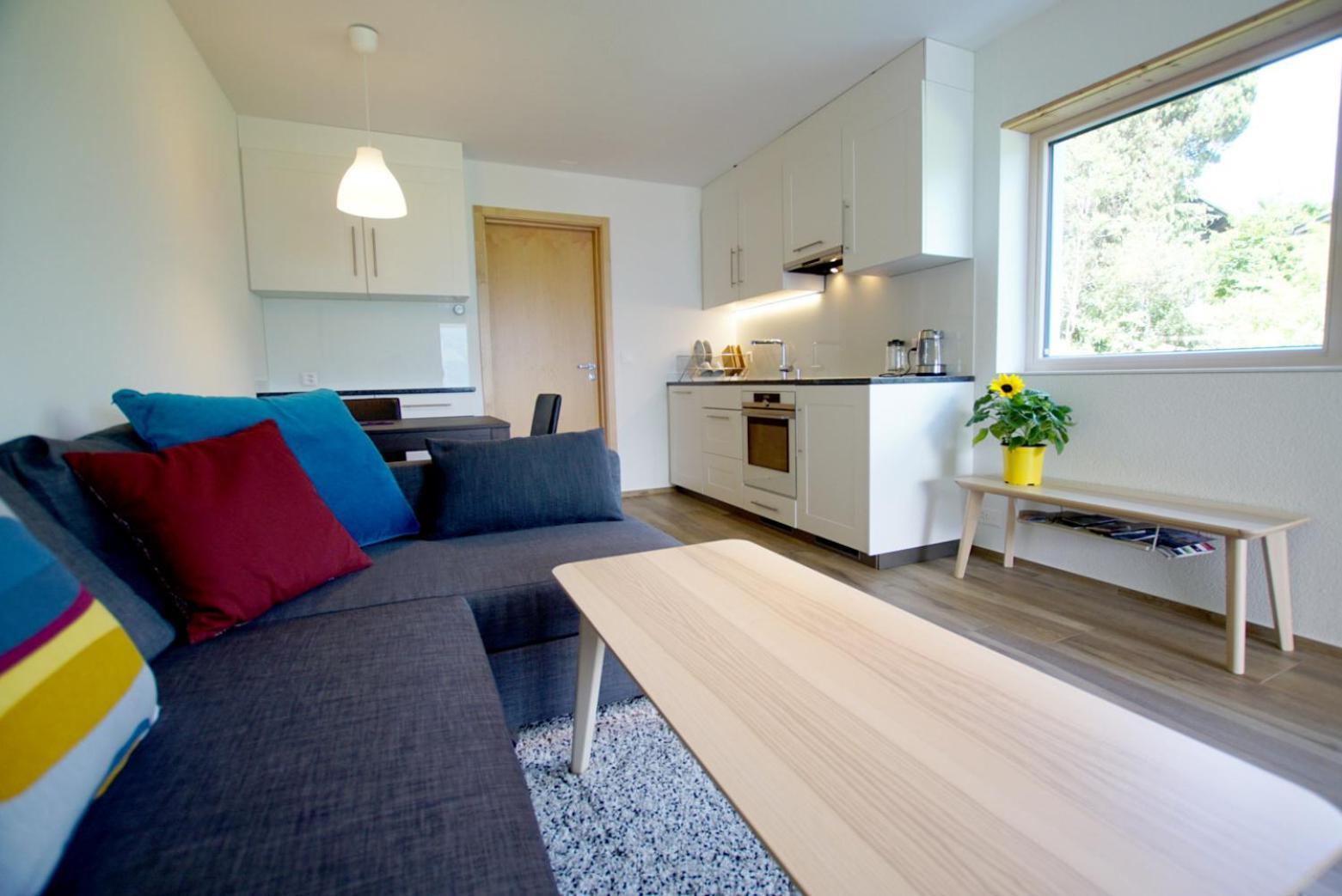 Ferienwohnung Bijou am Bach Amden Exterior foto